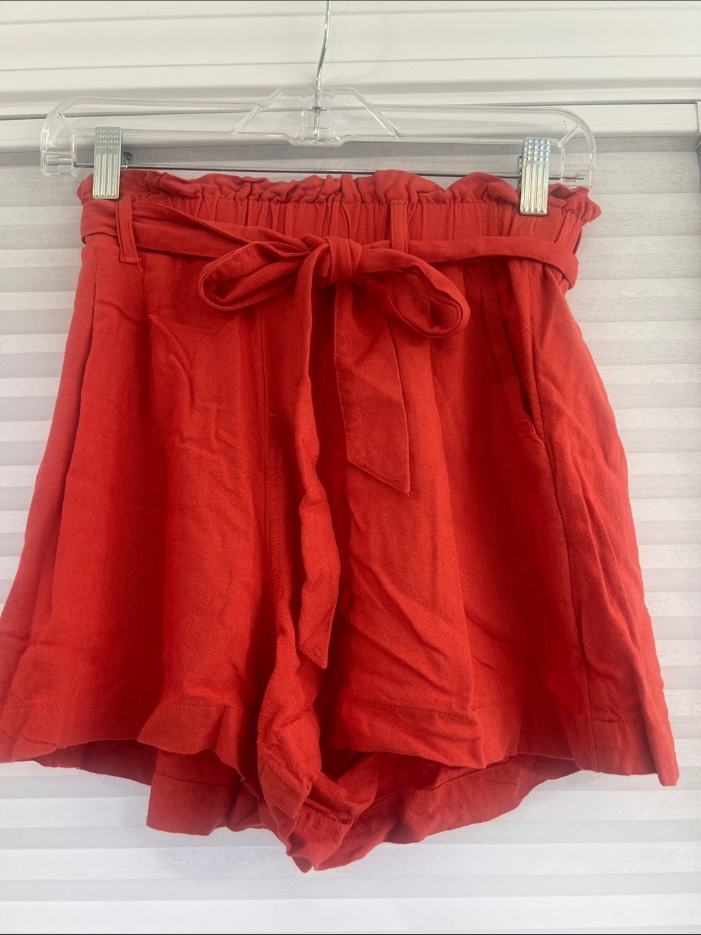American Eagle Outfitters High-Waist Paperbag Tie Shorts